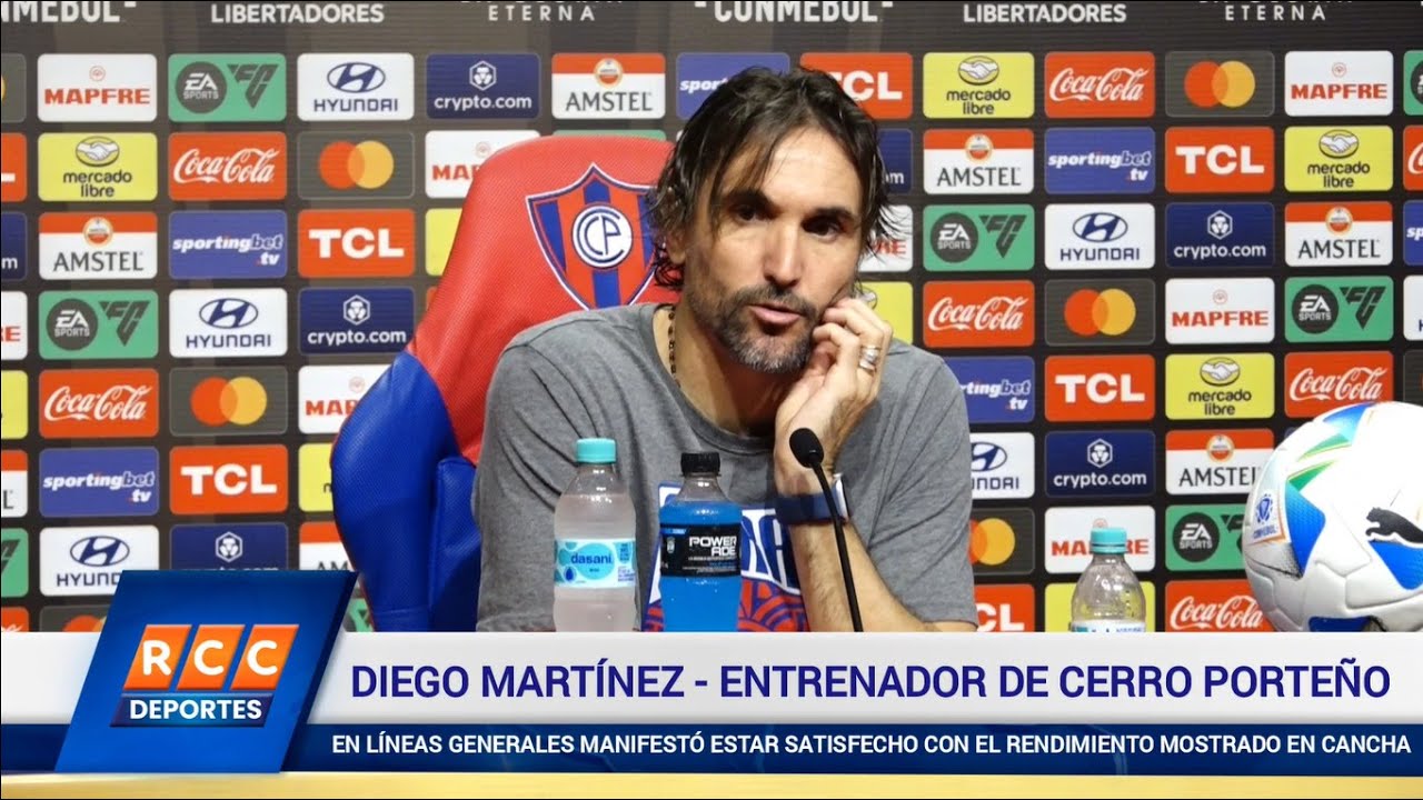 Video: Palabras del DT Diego Martínez – Cerro Porteño vs. Palmeiras – Fecha 4 – Conmebol Libertadores 2025