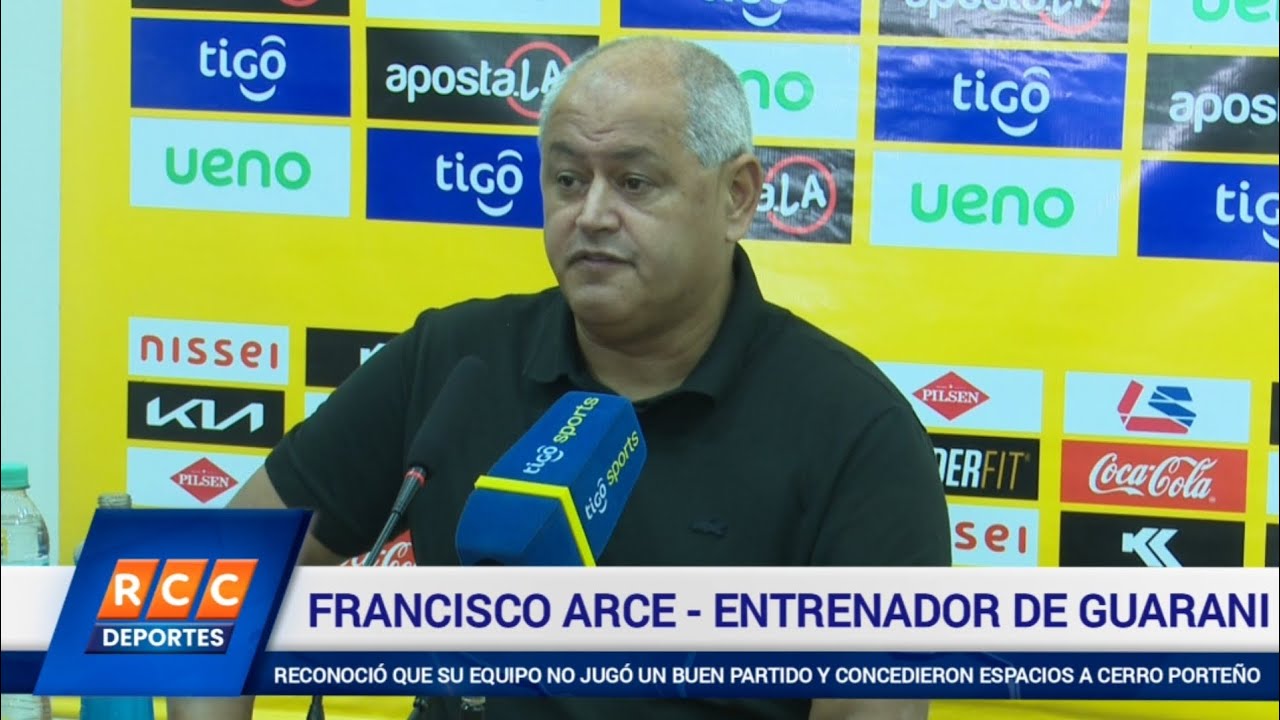 Video: Palabras del DT Francisco Arce – Guarani (0) vs. (2) Cerro Porteño