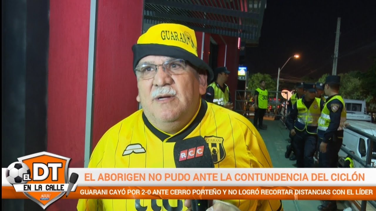 Video: DT en la calle (Hinchas aurinegros) – Guaraní vs. Cerro Porteño – Fecha 18 – Torneo Apertura 2025
