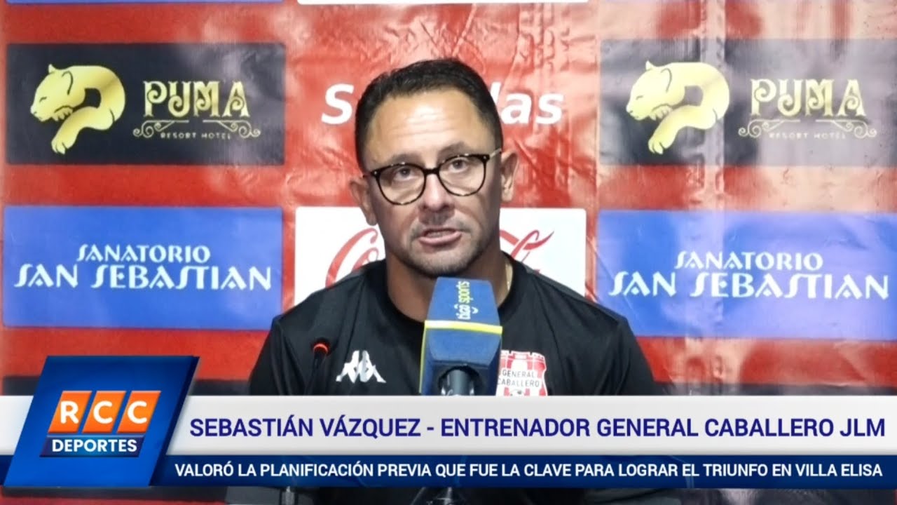 Video: Palabras del DT Sebastián Vazquez – Olimpia (0) vs. (3) General Caballero JLM