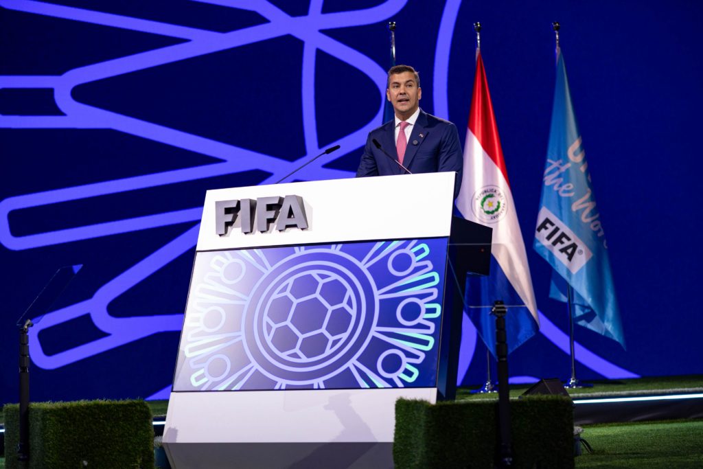 Paraguay se convierte en el epicentro del fútbol mundial con la realización del 75° Congreso de la FIFA Paraguay se convierte en el epicentro del fútbol mundial con la realización del 75° Congreso de la FIFA