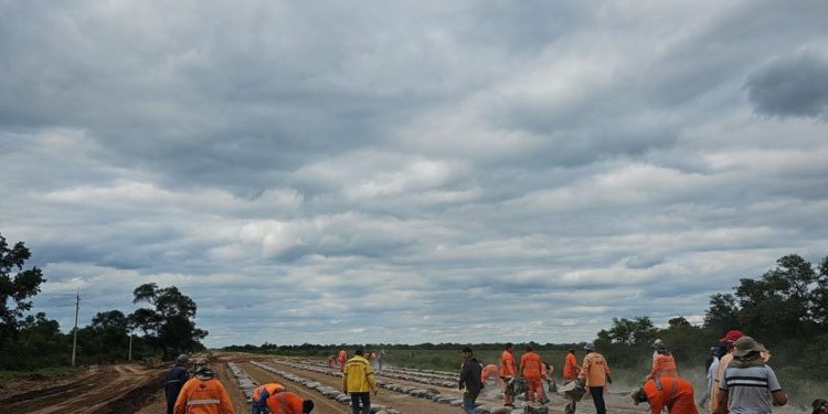 Lote 4 del Corredor Vial Bioceánico progresa 10% e impulsa empleo en Pozo Hondo