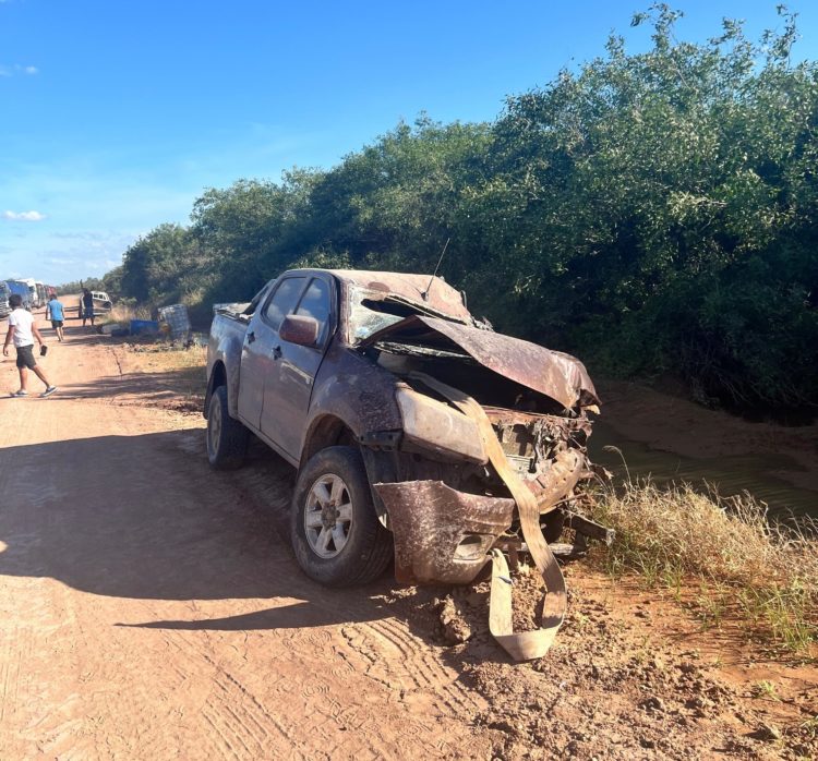 Aparatoso accidente en el Chaco dejó una víctima en estado delicado