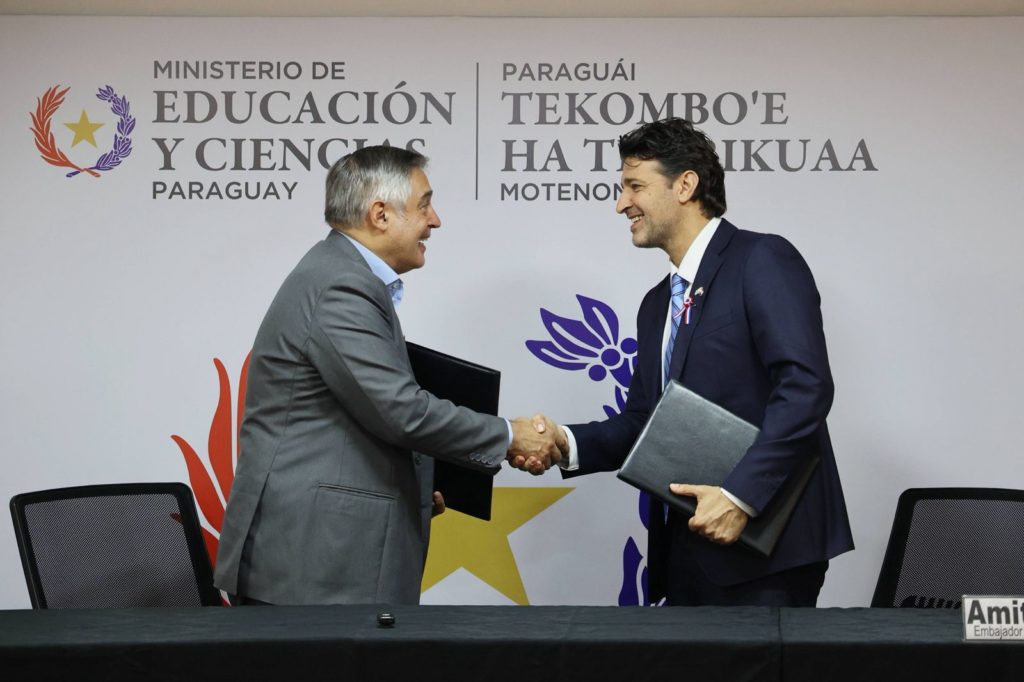 Paraguay e Israel firman acuerdo para fortalecer la educación Paraguay e Israel firman acuerdo para fortalecer la educación