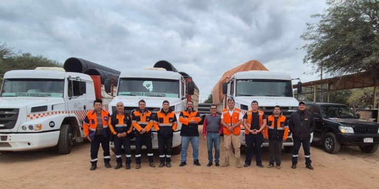 Municipalidad de Mariscal Estigarribia recibe caños de la SEN para mejorar caminos afectados por lluvias Municipalidad de Mariscal Estigarribia recibe caños de la SEN para mejorar caminos afectados por lluvias