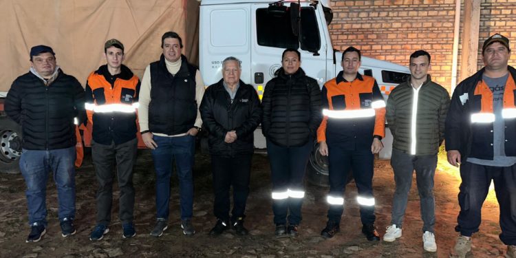 Enviaron más de 50 mil kilos de alimentos a Fuerte Olimpo y Bahía Negra