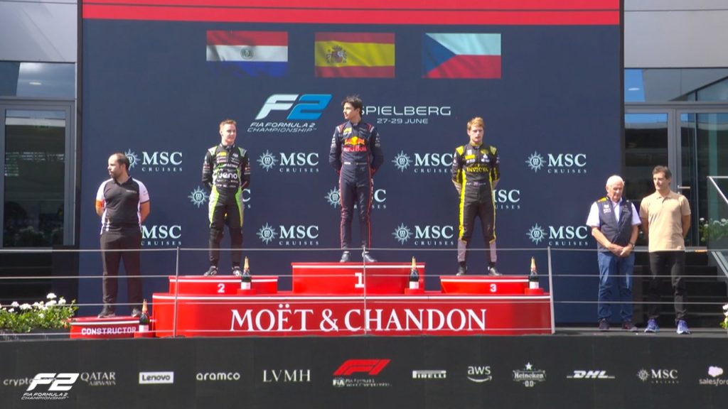 Brillante carrera de Duerksen: subió al podio en la Sprint de Austria Brillante carrera de Duerksen: subió al podio en la Sprint de Austria