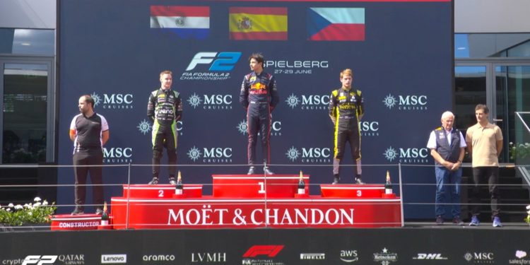 Brillante carrera de Duerksen: subió al podio en la Sprint de Austria