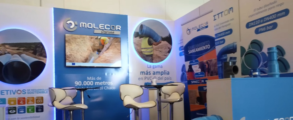 Molecor Paraná revoluciona la Expo Pioneros del Chaco con su tecnología de canalización de agua