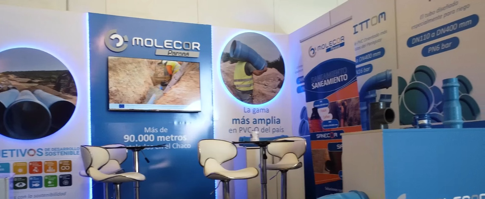 Molecor Paraná revoluciona la Expo Pioneros del Chaco con su tecnología de canalización de agua