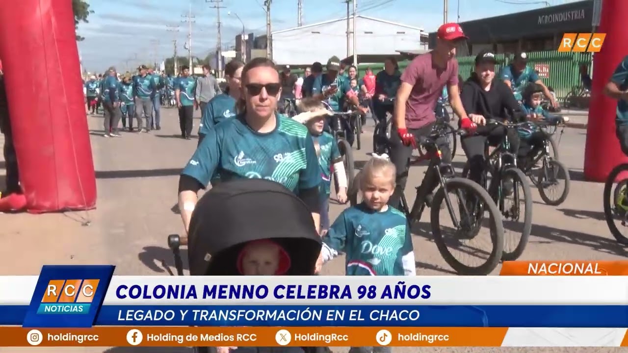 Video: Colonia Menno celebra 98 años mediante su tradicional paseo aniversario