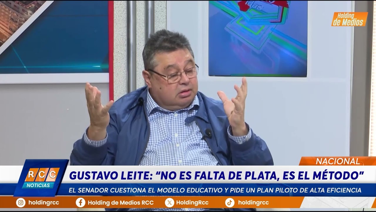 Video: Gustavo Leite: “El problema de la educación no es la plata, es el método”