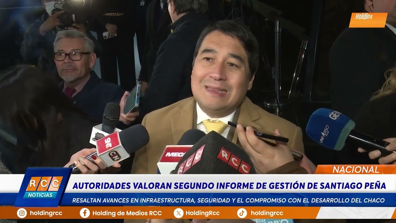 Video: Autoridades del Gobierno Nacional valoran el segundo informe de gestión de Santiago Peña