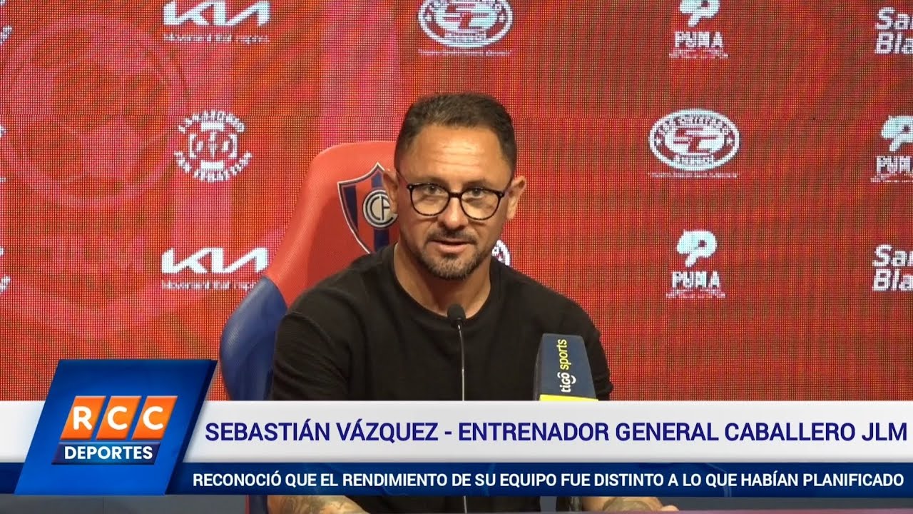 Video: Cerro Porteño (3) vs. (1) General Caballero JLM: Palabras del entrenador Sebastián Vázquez