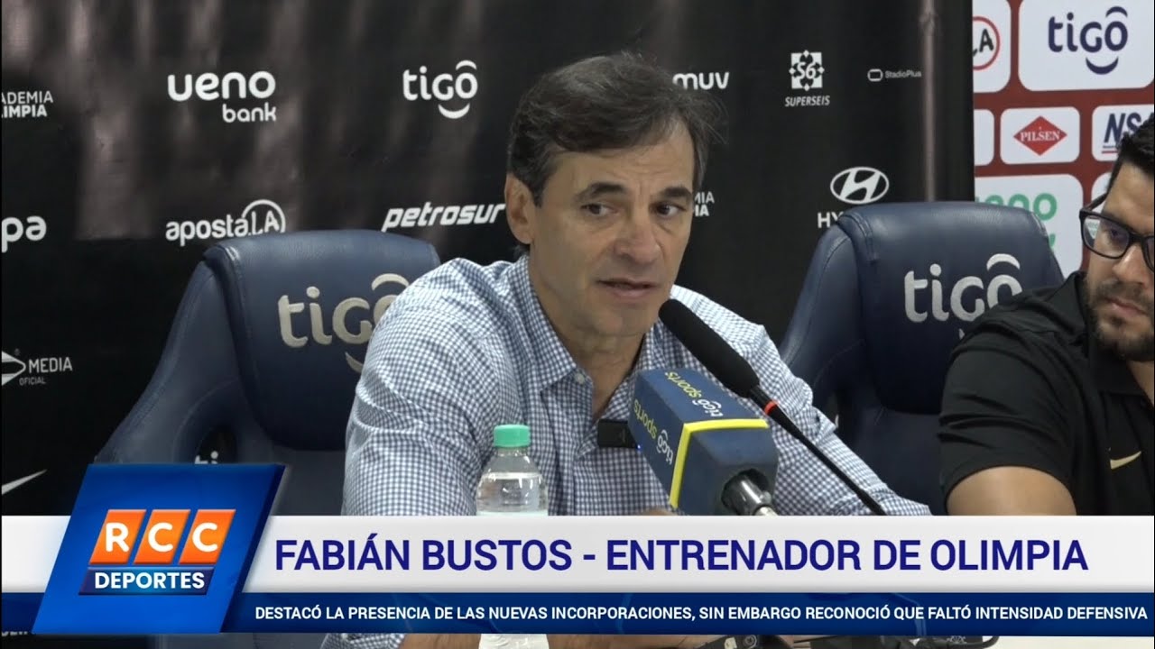Video: Olimpia (1) vs. (1) Nacional – Palabras del entrenador Fabián Bustos
