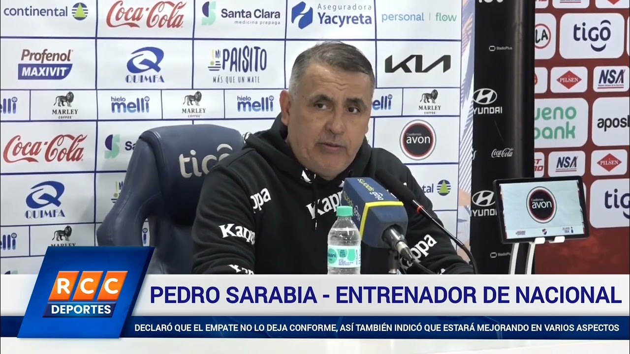 Video: Olimpia (1) vs. (1) Nacional – Palabras del entrenador Pedro Sarabia