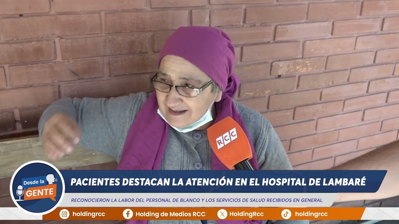 Video: Pacientes destacan calidad médica y provisión de medicamentos en el Hospital General de Lambaré