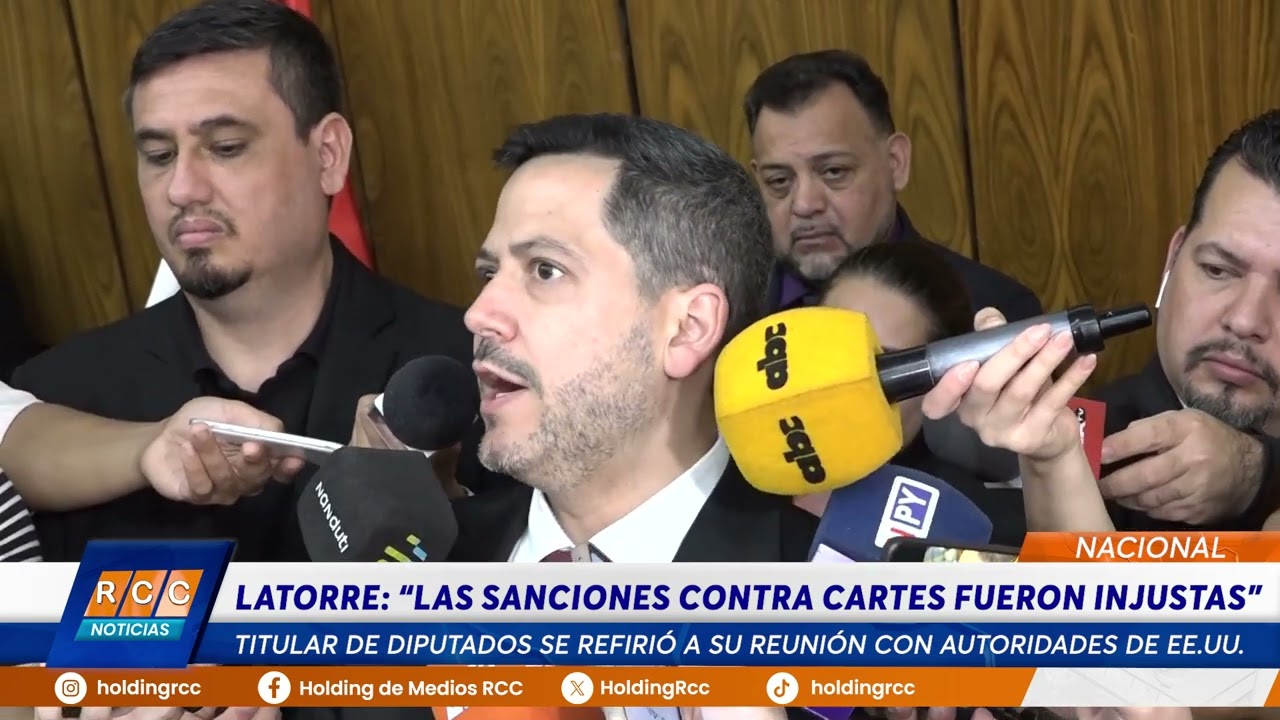 Video: «Para mi las sanciones impuestas a Horacio Cartes fueron sanciones injustas»