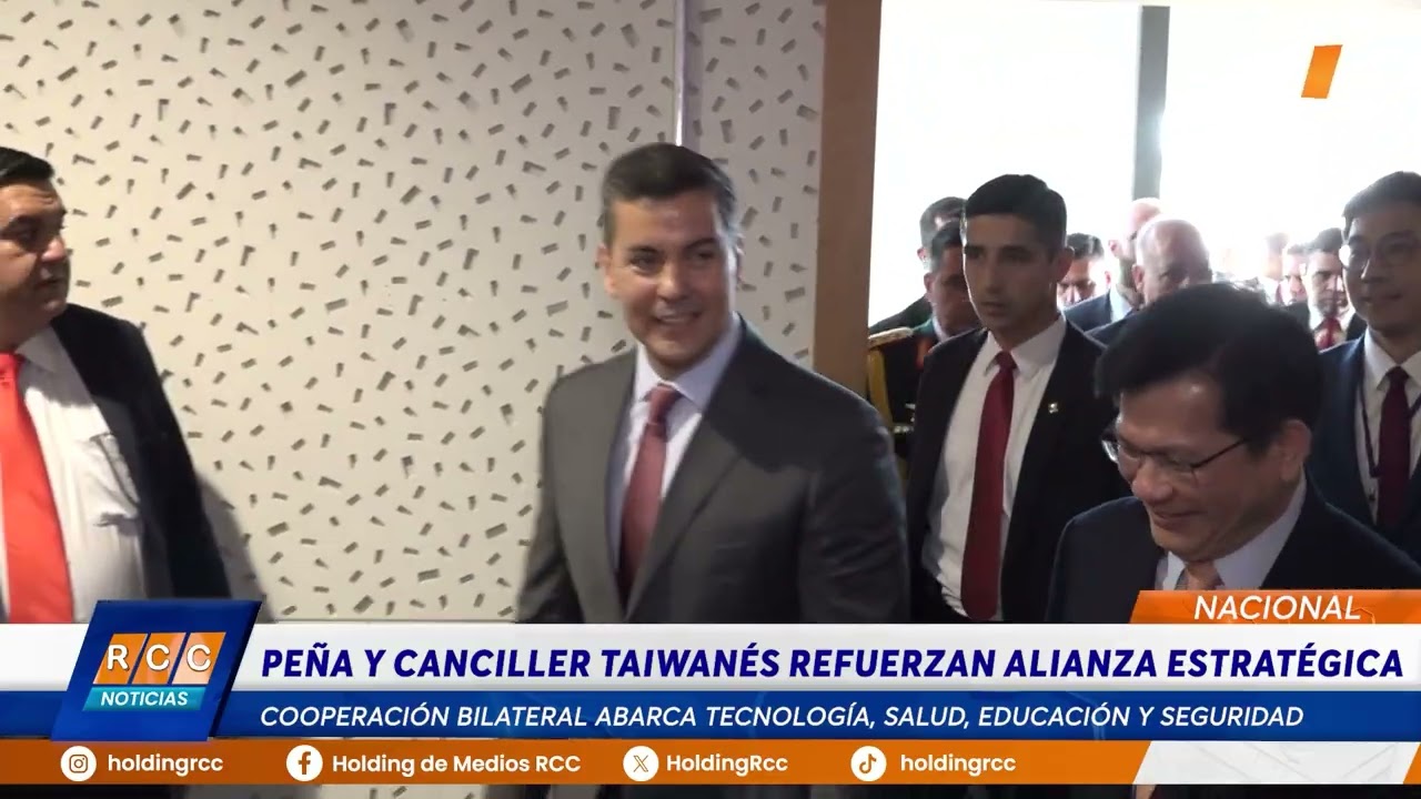 Video: Presidente Peña y canciller Lin Chia‑Lung refuerzan alianza estratégica bilateral