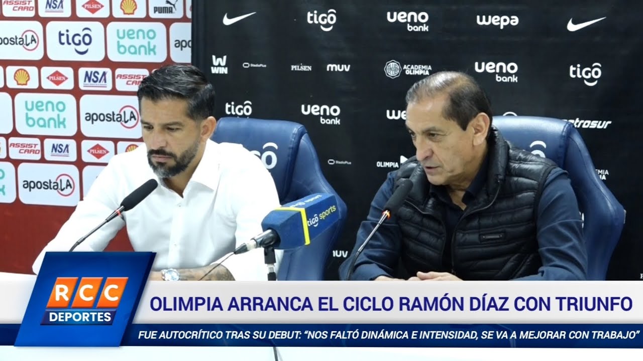 Video: Olimpia (3) vs. (1) Atlético Tembetary – Palabras de la dupla Ramón Díaz – Emiliano Díaz
