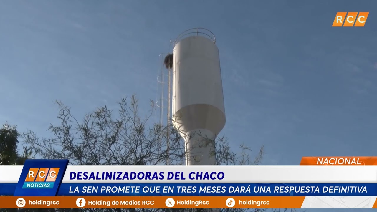 Video: Desalinizadoras del Chaco: La SEN promete que en tres meses dará una respuesta definitiva