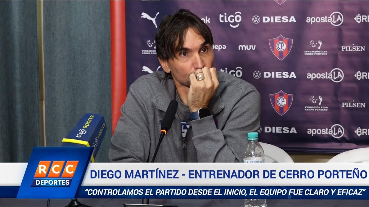 Video: Recoleta FC (1) vs. (3) Cerro Porteno – Torneo Clausura – Fecha 4 – Palabras del DT Diego Martinez