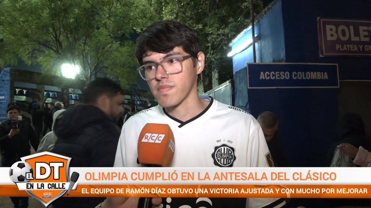 Video: DT en la calle: Olimpia (1) vs. (0) Recoleta FC – Fecha 5 – Torneo Clausura 2025