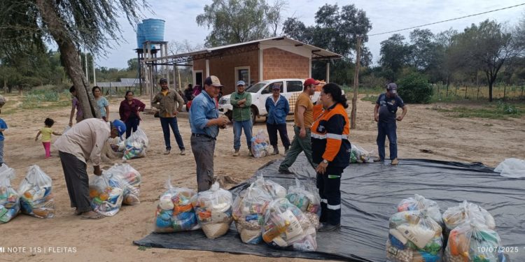 Más de 6.000 kilos de alimentos llegaron a Mcal. Estigarribia por parte de la SEN