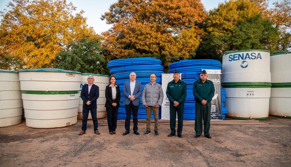 Refuerzan infraestructura hídrica militar en el Chaco con apoyo interinstitucional Refuerzan infraestructura hídrica militar en el Chaco con apoyo interinstitucional