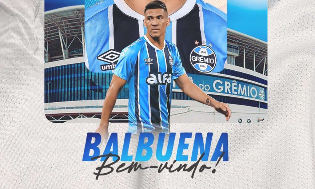 Fabián Balbuena fue presentado como nuevo futbolista de Gremio de Porto Alegre