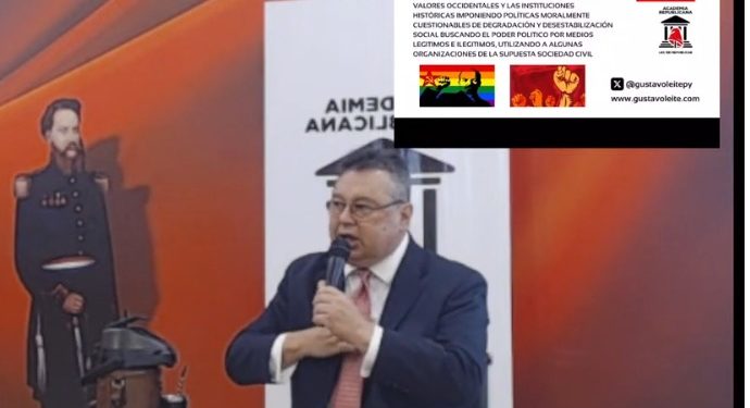 «Progresismo», ideología engañosa que busca usar el Estado para imponer su agenda, asevera Leite