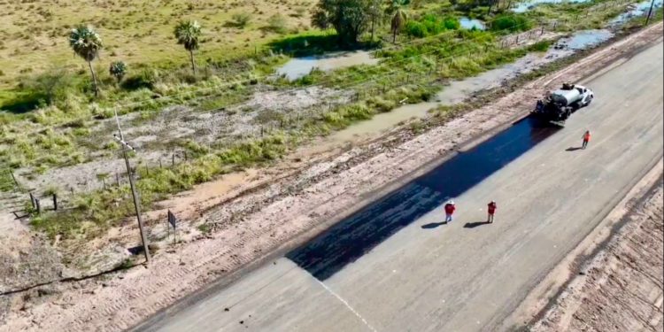 Lote 3 de la ruta PY12 avanza con base lista para la pavimentación