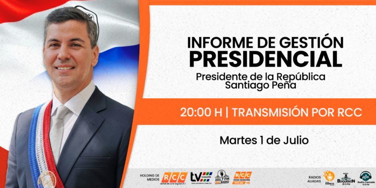 RCC TV transmitirá hoy en vivo el Informe de Gestión Presidencial RCC TV transmitirá hoy en vivo el Informe de Gestión Presidencial