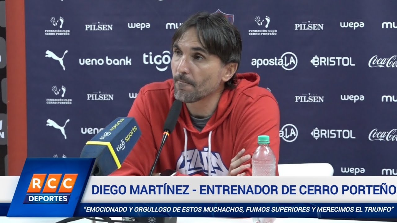 Video: Olimpia (2) vs. (3) Cerro Porteño – Palabras del entrenador Diego Martínez