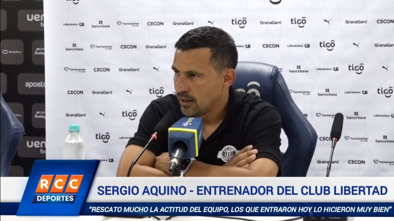 Video: Torneo Clausura – Fecha 8: Olimpia (0) vs. (0) Libertad – Palabras del entrenador Sergio Aquino