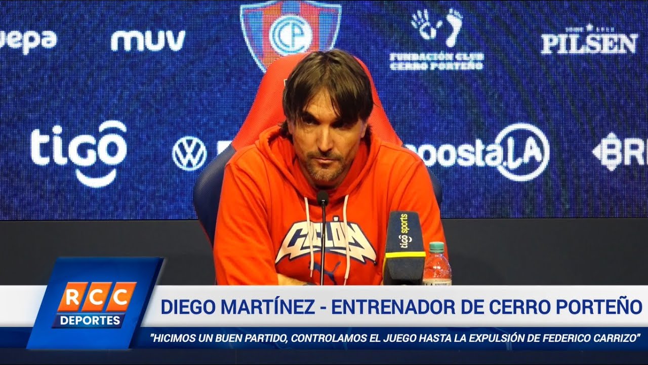 Video: Cerro Porteno 1 vs  3 Sportivo Trinidense   Palabras del DT Diego Martinez