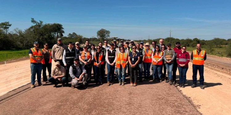 Revisan obras de la Ruta PY12