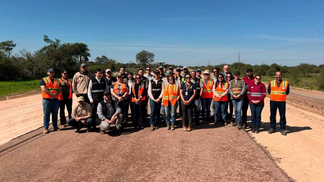 Revisan obras de la Ruta PY12