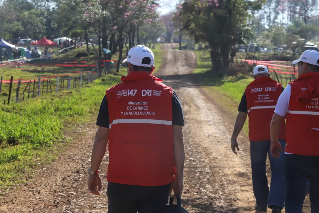 El rugir de motores no apagó la protección a los niños en Itapúa