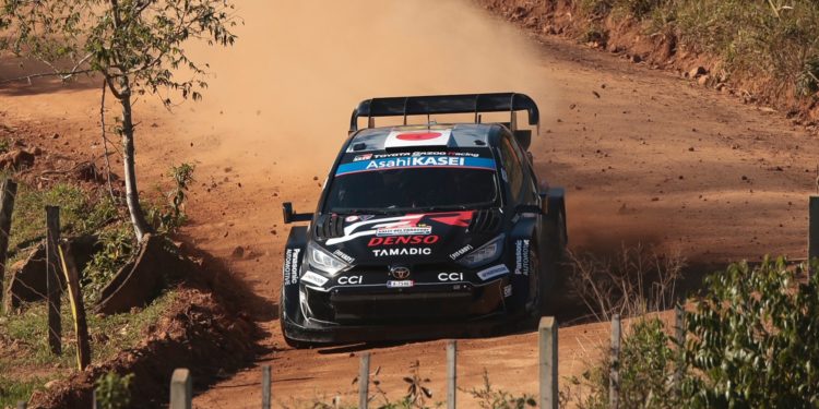 Takamoto Katsuta impuso autoridad en el Shakedown del Rally del Paraguay