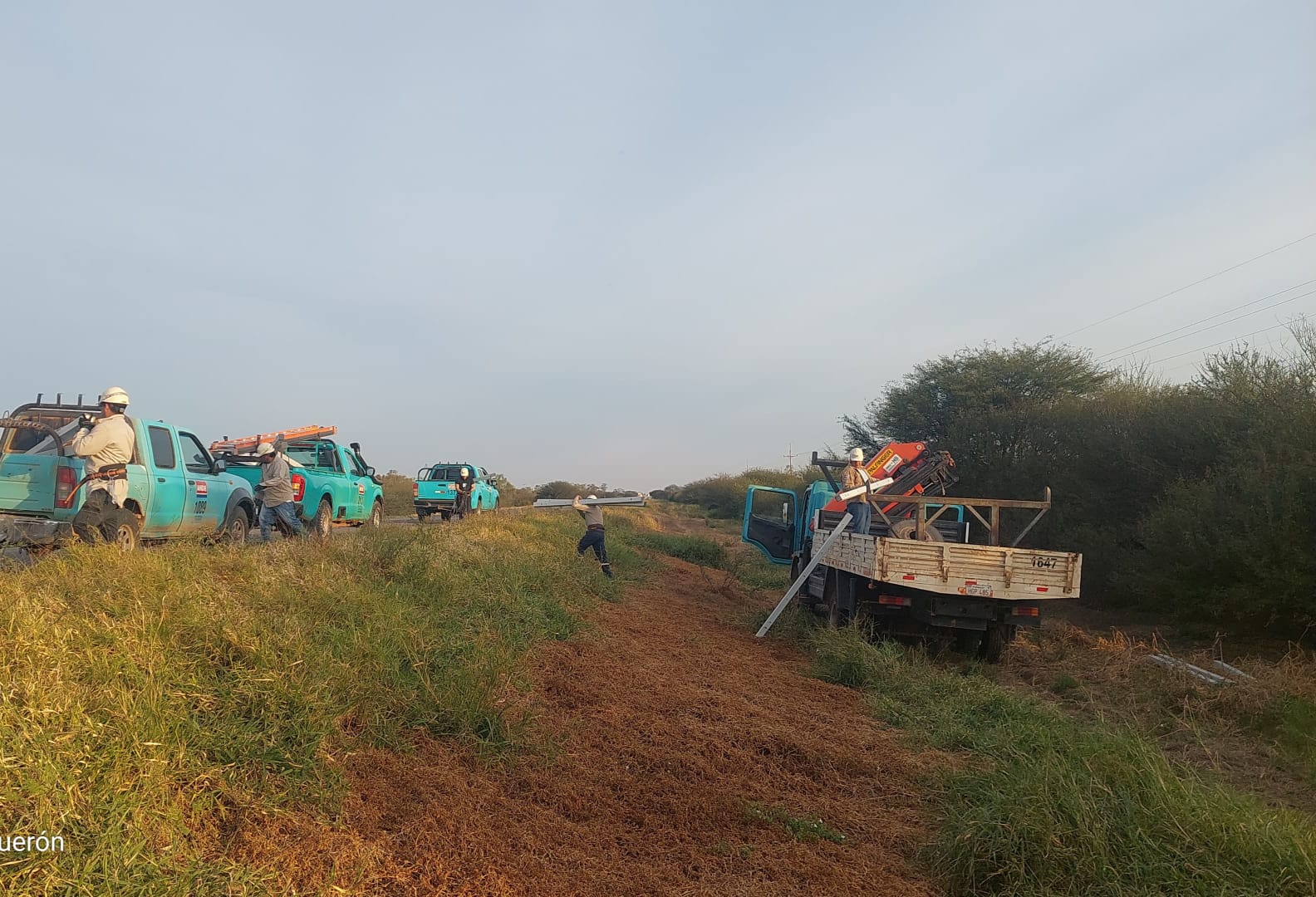ANDE ejecutó trabajos en el Chaco para impulsar el desarrollo regional