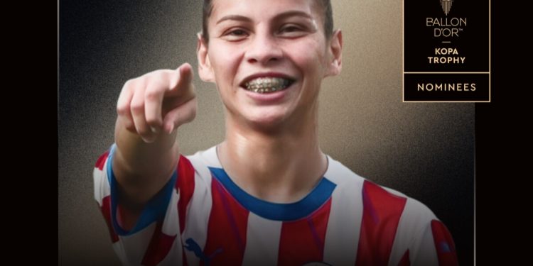 Orgullo nacional: Claudia Martínez, primera paraguaya nominada al Balón de Oro Sub 21 Orgullo nacional: Claudia Martínez, primera paraguaya nominada al Balón de Oro Sub 21