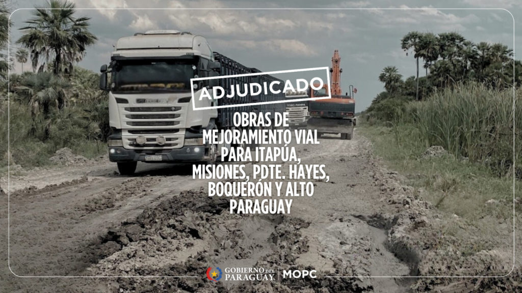 MOPC destina más de G. 50.000 millones para mejorar caminos rurales en el Chaco y otros puntos