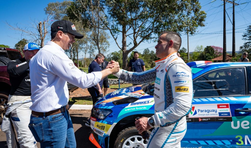 El sueño se hizo realidad: Santiago Peña marcó el inicio simbólico del WRC en Paraguay