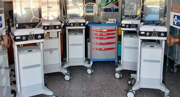 Ministerio de Salud refuerza la UTI del Ineram con nueva entrega de equipos biomédicos