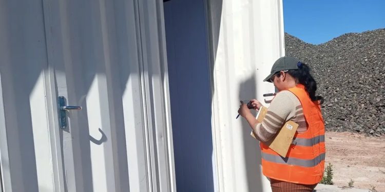 Supervisan condiciones laborales en el lote 4 de la ruta PY12 Supervisan condiciones laborales en el lote 4 de la ruta PY12