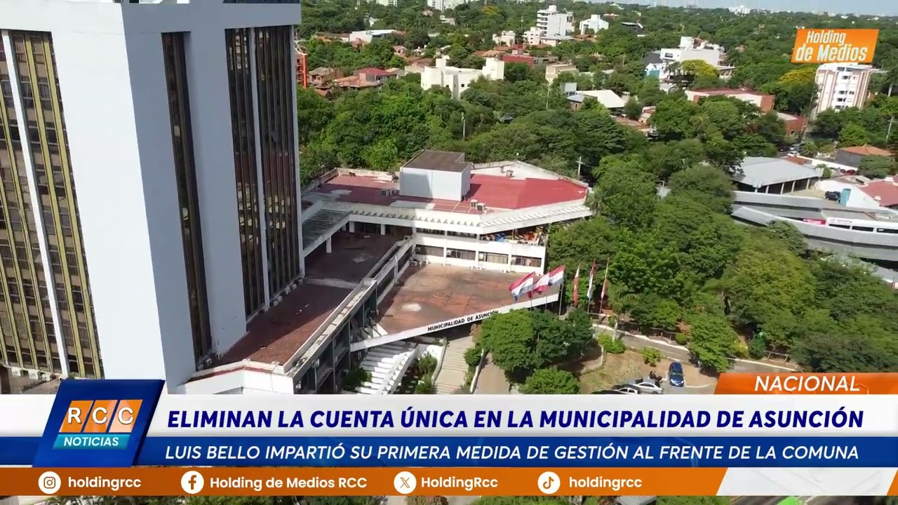 Video: Luis Bello elimina la “cuenta única” en la Municipalidad de Asunción como primera medida de gestión