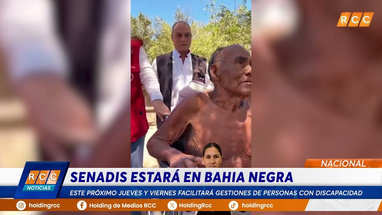 Video: SENADIS llegará a la localidad de Bahia Negra para facilitar gestiones de personas con discapacidad