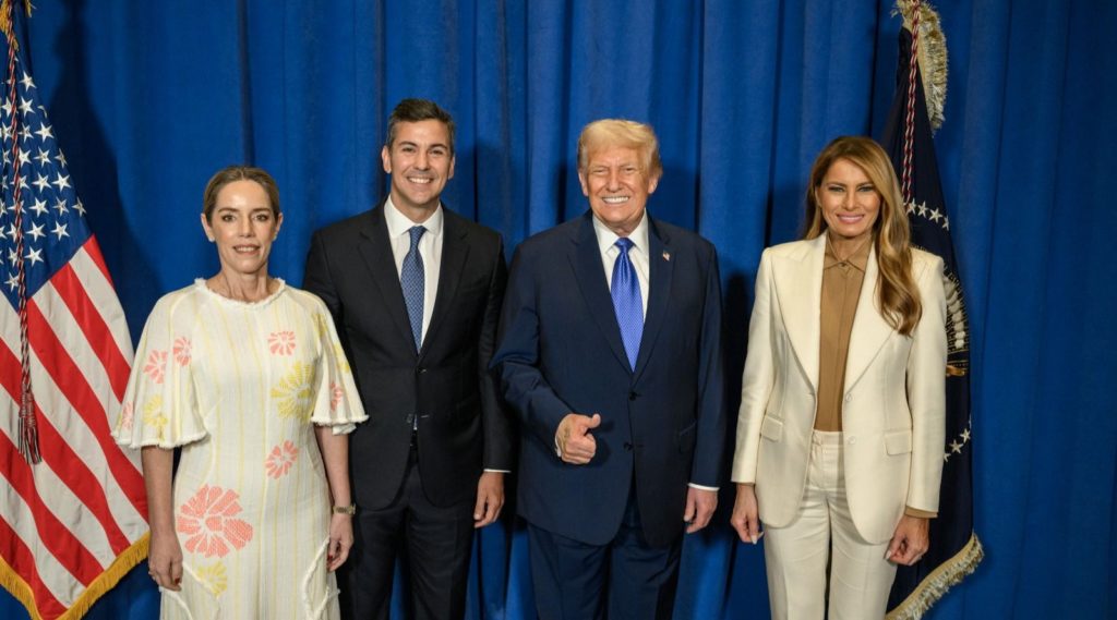 Santiago Peña y Donald Trump destacan cooperación en seguridad, comercio e inversiones