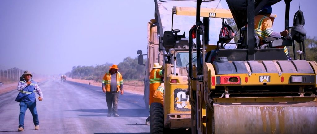 Avanzan los trabajos en el Lote 1 del Corredor Bioceánico con fuerte participación local Avanzan los trabajos en el Lote 1 del Corredor Bioceánico con fuerte participación local